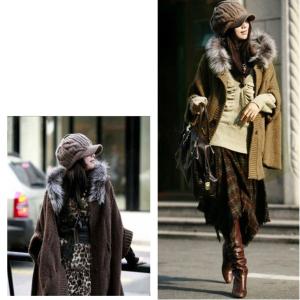 ニットキャップ レディース つば付き ニット帽...の詳細画像2