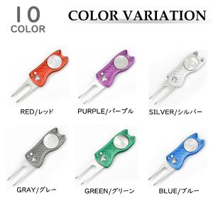 グリーンフォーク マーカー付き ゴルフ 角型 ...の詳細画像1