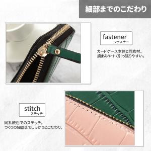 カードケース 大容量 レディース クロコ メン...の詳細画像5