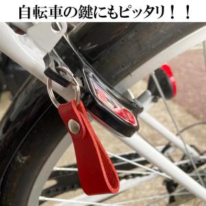 キーホルダー 革 レザー バイク 車 自転車 ...の詳細画像4