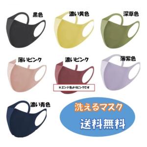 送料無料！【1枚】夏マスク 　洗えるマスク　クールマスク　立体 　防塵　接触冷感　3D