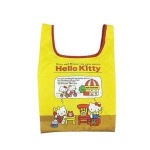 ハローキティ 復刻版デザイン キティミニエコバッグ 04 : 玩具・雑貨の
