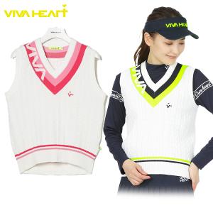 ニットベスト レディース ビバハート VIVA HEART 2022 秋冬 新作 ゴルフウェア 012-47970