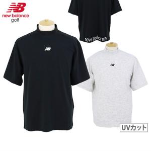 サイズ：5 NEW BALANCE GOLF ニューバランス  ハイネック 半袖Tシャツ  ブラック系 [240101439264] ゴルフウェア メンズ ストスト NEW BALANCE GOLF ニューバランス ハイネック 半袖Tシャツ