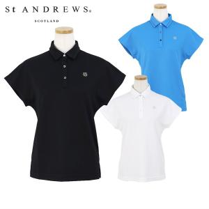 サイズ：M ST ANDREWS セントアンドリュース  レース ハイネック 長袖ワンピース  ブラック系 [240101438238] ゴルフウェア レディース ストスト サイズ：M ST ANDREWS セントアンドリュース レース ハイネック