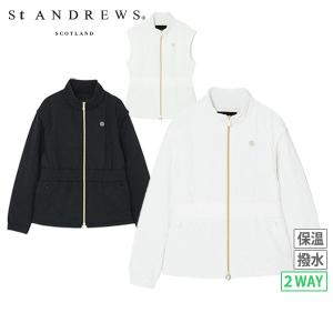 sale‼︎47%OFF●新品☆セントアンドリュース　ニットカーディガンジャケット St ANDREWS セントアンドリュース レディース ゴルフウェア 長袖
