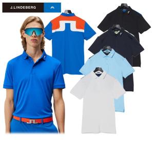 ポロシャツ メンズ Jリンドバーグ J.LINDEBERG 日本正規品 2024 春夏 新作 ゴルフ...