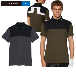 【未使用】　J.LINDEBERG　ゴルフ　半袖ポロシャツ　メンズM J.LINDEBERG（J.LINDEBERG）（メンズ）ゴルフウェア 半袖 吸水速乾