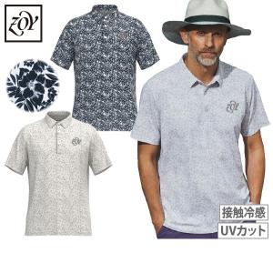 新品】ZOY ゾーイ 071602020 半袖ポロシャツ ホワイト系 40