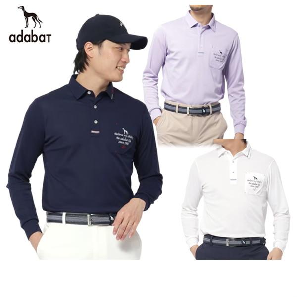【50％OFFセール】ポロシャツ メンズ アダバット adabat  ゴルフウェア 082-1241...