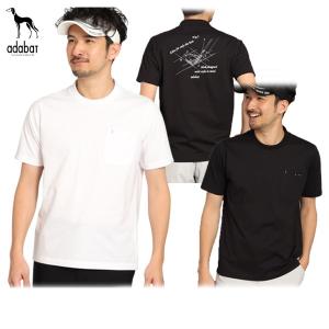 Tシャツ メンズ アダバット adabat 2024 春夏 新作 ゴルフウェア 082-18441｜t-on