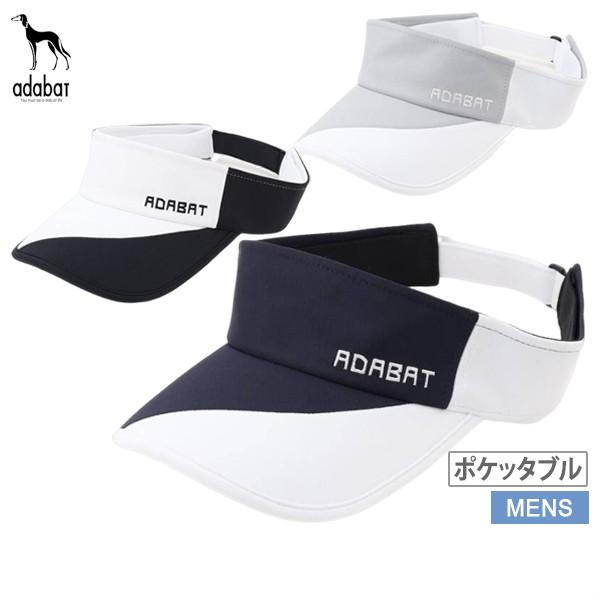 【70％OFFセール】サンバイザー メンズ アダバット adabat ゴルフ 098-06424