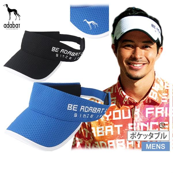 【50％OFFセール】サンバイザー メンズ アダバット adabat ゴルフ 098-06514