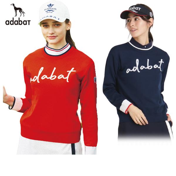 【50％OFFセール】セーター レディース アダバット adabat  ゴルフウェア 119-122...