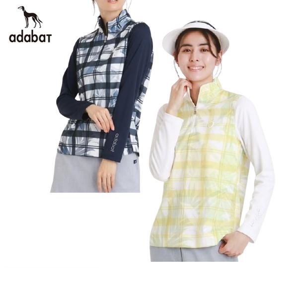 【50％OFFセール】ポロシャツ レディース アダバット adabat  ゴルフウェア 119-12...