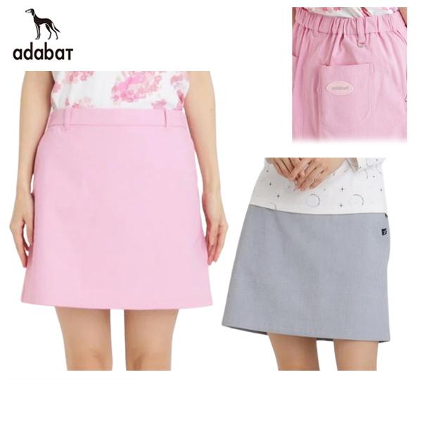 【50％OFFセール】スカート レディース アダバット adabat  ゴルフウェア 119-623...