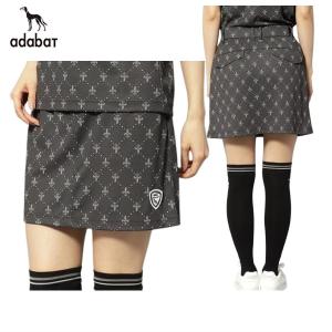 adabat ADABAT アダバット 長袖ポロシャツ 花柄 ホワイト系 38 ゴルフ