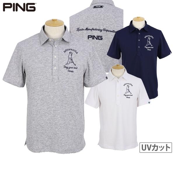 ポロシャツ メンズ ピン PING 2024 春夏 新作 ゴルフウェア 621-4160201