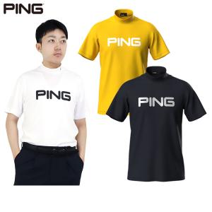 PING ピン 2024年モデル 半袖Tシャツ ホワイト系 M ゴルフウェア