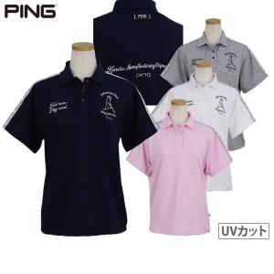 ポロシャツ レディース ピン PING 2024 春夏 新作 ゴルフウェア 622-4160200｜t-on ゴルフウェア