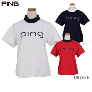 ハイネックシャツ レディース ピン PING 2024 春夏 新作 ゴルフウェア 622-4167310｜t-on ゴルフウェア