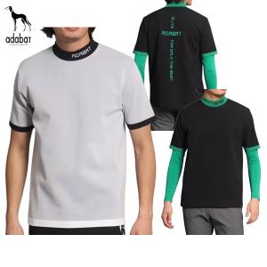 50％OFFセール】ハイネックシャツ メンズ アダバット adabat 2023 春夏