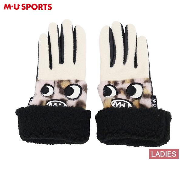 【50％OFFセール】ゴルフグローブ レディース MUスポーツ エムユー スポーツ M.U SPOR...