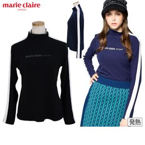 【40％OFFセール】ハイネックシャツ レディース マリクレール マリ・クレール スポール marie claire sport  ゴルフウェア 733-531｜t-on