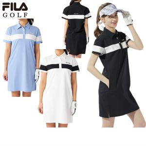 新品】FILA GOLF フィラゴルフ モックネック 半袖 ワンピース