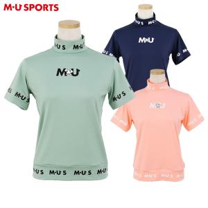 ハイネックシャツ レディース MUスポーツ エムユー スポーツ M.U SPORTS MUSPORTS 2024 春夏 新作 ゴルフウェア 801q4404｜t-on