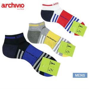 【30％OFFセール】ソックス メンズ アルチビオ archivio  ゴルフ a320803｜t-on