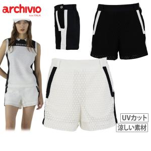 ショートパンツ レディース アルチビオ archivio 2024 春夏 新作 ゴルフウェア a357507｜t-on