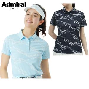 ポロシャツ レディース アドミラルゴルフ Admiral Golf 日本正規品 2024 春夏 新作 ゴルフウェア adla431｜t-on