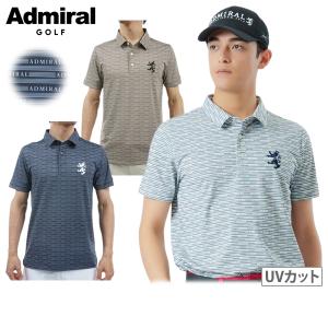 ポロシャツ メンズ アドミラルゴルフ Admiral Golf 日本正規品 2024 春夏 新作 ゴルフウェア adma417｜t-on