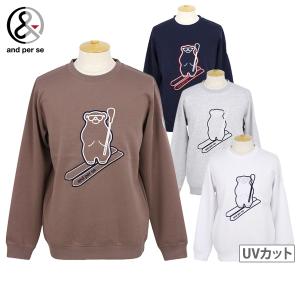 and per se（アンパスィ） 長袖 スウェットシャツ メンズ ゴルフウェア