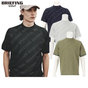 ハイネックシャツ メンズ ブリーフィング ゴルフ BRIEFING 2024 春夏 新作 ゴルフウェア brg241m17｜t-on