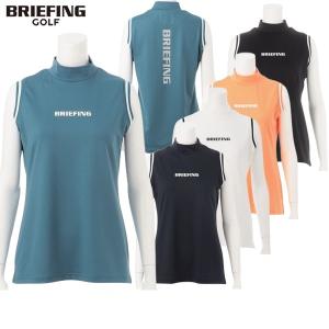 ハイネックシャツ レディース ブリーフィング ゴルフ BRIEFING GOLF 2024 春夏 新作 ゴルフウェア brg241w39｜t-on