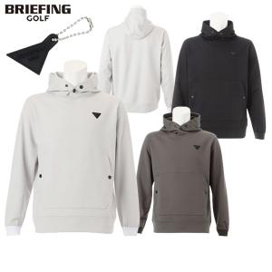 ✩新品未使用✩ブリーフィング　ハーフジップ ベージュ　サイズM BRIEFING GOLF ブリーフィング ゴルフ ハーフジップ フーディ MS WR