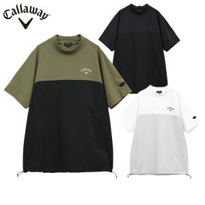 サイズ：M CALLAWAY キャロウェイ 2023年モデル レッドレーベル 長袖ポロシャツ ボタンダウン グレンチェック柄 ブラック系 [240101434172] ゴルフウェア メンズ ストスト CALLAWAY キャロウェイ 2023年モデル レッドレーベル 長袖