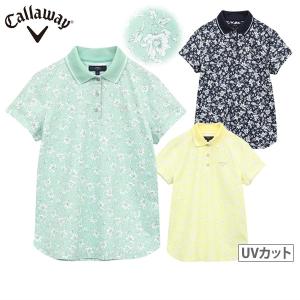 サイズ：M CALLAWAY キャロウェイ 2024年モデル 長袖ポロシャツ  ホワイト系 [240101416829] ゴルフウェア レディース ストスト サイズ：M CALLAWAY キャロウェイ 2024年モデル 長袖ポロシャツ