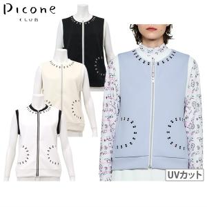 サイズ：50 PICONE CLUB ピッコーネクラブ  ジップジャケット メッシュ  ネイビー系 [240101426201] ゴルフウェア メンズ ストスト サイズ：50 PICONE CLUB ピッコーネクラブ ジップジャケット