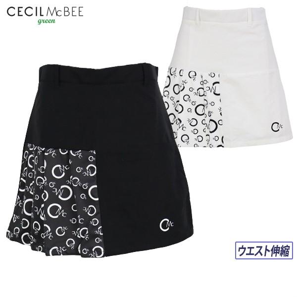 スカート レディース セシルマクビー グリーン CECIL McBEE green ゴルフウェア c...