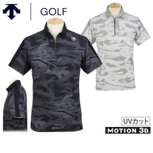 ポロシャツ メンズ デサントゴルフ デサント DESCENTE GOLF 2024 春夏 新作 ゴルフウェア dgmxja09｜t-on ゴルフウェア