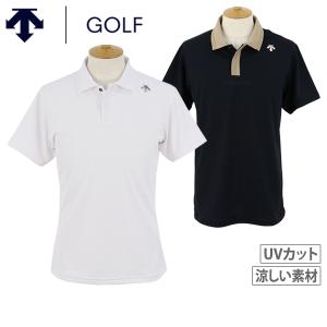 ポロシャツ メンズ デサントゴルフ デサント DESCENTE GOLF 2024 春夏 新作 ゴルフウェア dgmxja15｜t-on