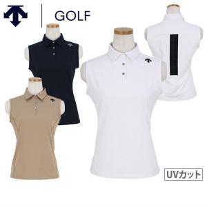 ポロシャツ レディース デサントゴルフ デサント DESCENTE GOLF 2024 春夏 新作 ゴルフウェア dgwxja16｜t-on