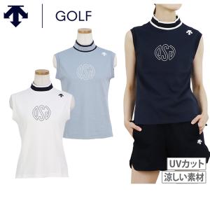 ハイネックシャツ レディース デサントゴルフ デサント DESCENTE GOLF 2024 春夏 新作 ゴルフウェア dgwxja18｜t-on