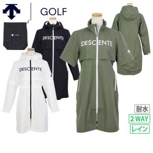 レインワンピース レディース デサントゴルフ デサント DESCENTE GOLF 2024 春夏 新作 ゴルフウェア dgwxjf01｜t-on