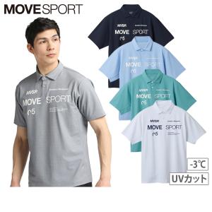 ポロシャツ メンズ ムーブスポーツ MOVESPORT 2024 春夏 新作 ゴルフウェア dmmxja71｜t-on