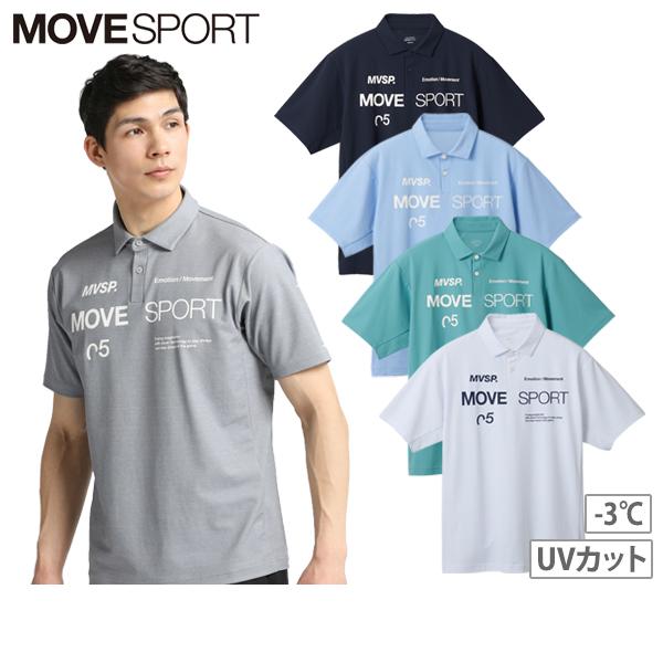 【ポイント10倍】ポロシャツ メンズ ムーブスポーツ MOVESPORT 2024 春夏 新作 ゴル...