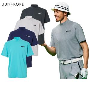 【30％OFFセール】ハイネックシャツ メンズ ジュン＆ロペ ジュンアンドロペ JUN＆ROPE  ゴルフウェア ejm13090｜t-on